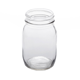 American Metalcraft MJ17 Glass, Mason Jar